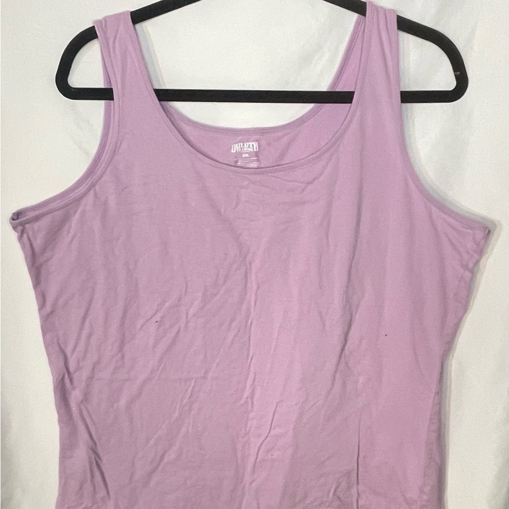 Duluth Trading Co Lavender No Yank Tank Top
